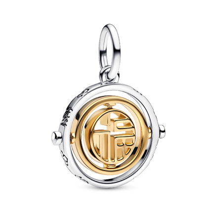 Two-tone Fú Spinning Dangle Charm