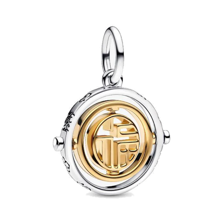 Two-tone Fú Spinning Dangle Charm