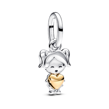 Happy Girl Dangle Charm