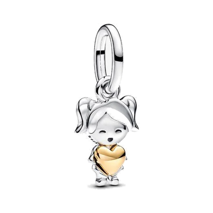 Happy Girl Dangle Charm