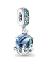 Murano Glass Cute Octopus Dangle Charm