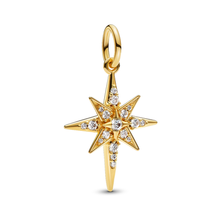 Sparkling North Star Dangle Charm