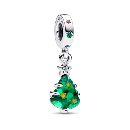 Sparkling Christmas Tree Dangle Charm