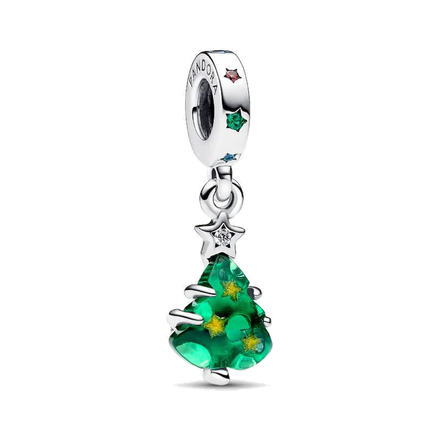 Sparkling Christmas Tree Dangle Charm