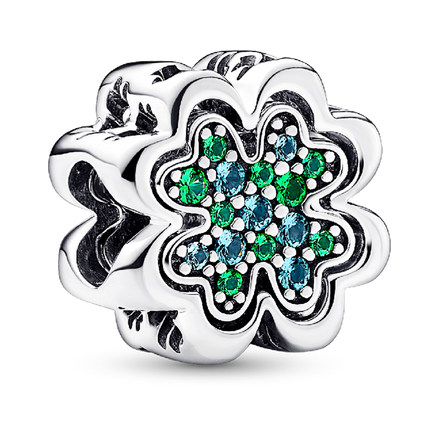 Splittable Four Leaf Clover Charm