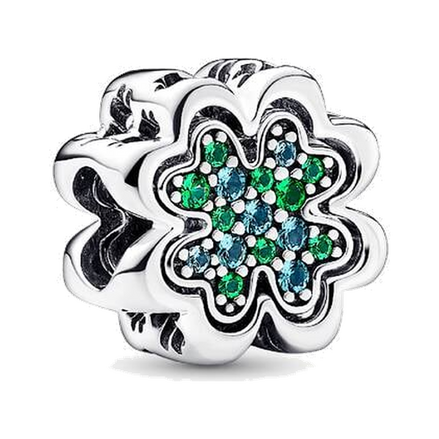 Splittable Four Leaf Clover Charm