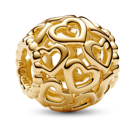 Openwork Heart Charm