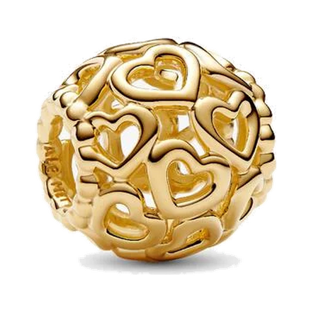 Openwork Heart Charm