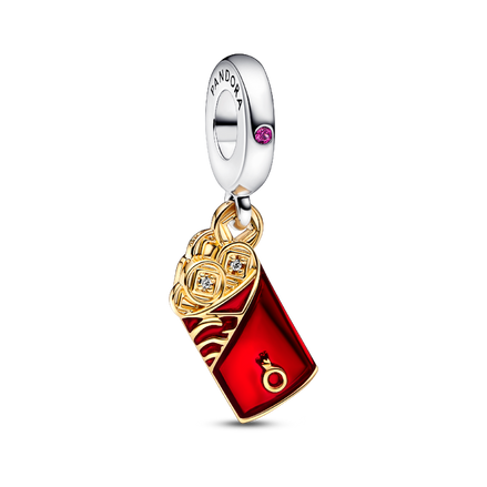 Two-tone Red Envelope Dangle Charm