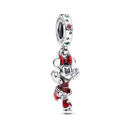 Minnie Mouse Ice Skating Dangle Charm