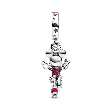 Minnie Mouse Ice Skating Dangle Charm