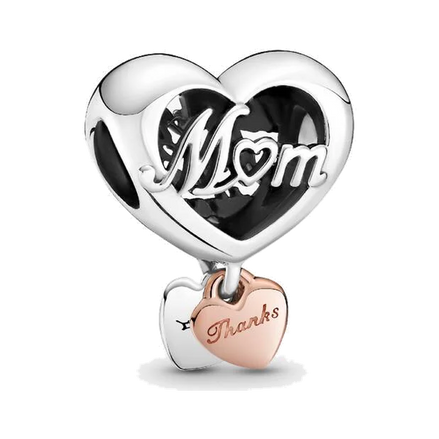 Thank You Mum Heart Charm