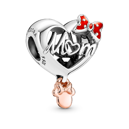 Disney Minnie Mouse Mom Heart Charm