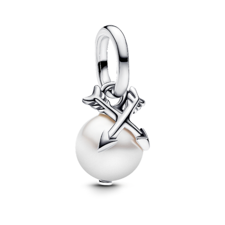 Pearl & Arrows Mini Dangle Charm