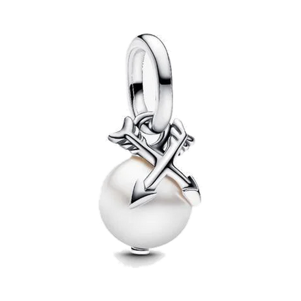 Pearl & Arrows Mini Dangle Charm