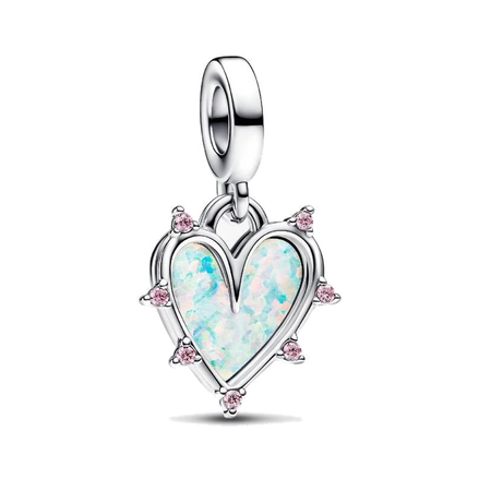 Friendship Opalescent Double Dangle Charm