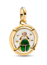 Scarab Beetle Medallion Charm