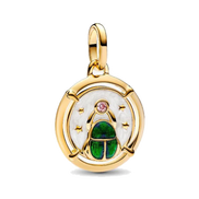 Scarab Beetle Medallion Charm
