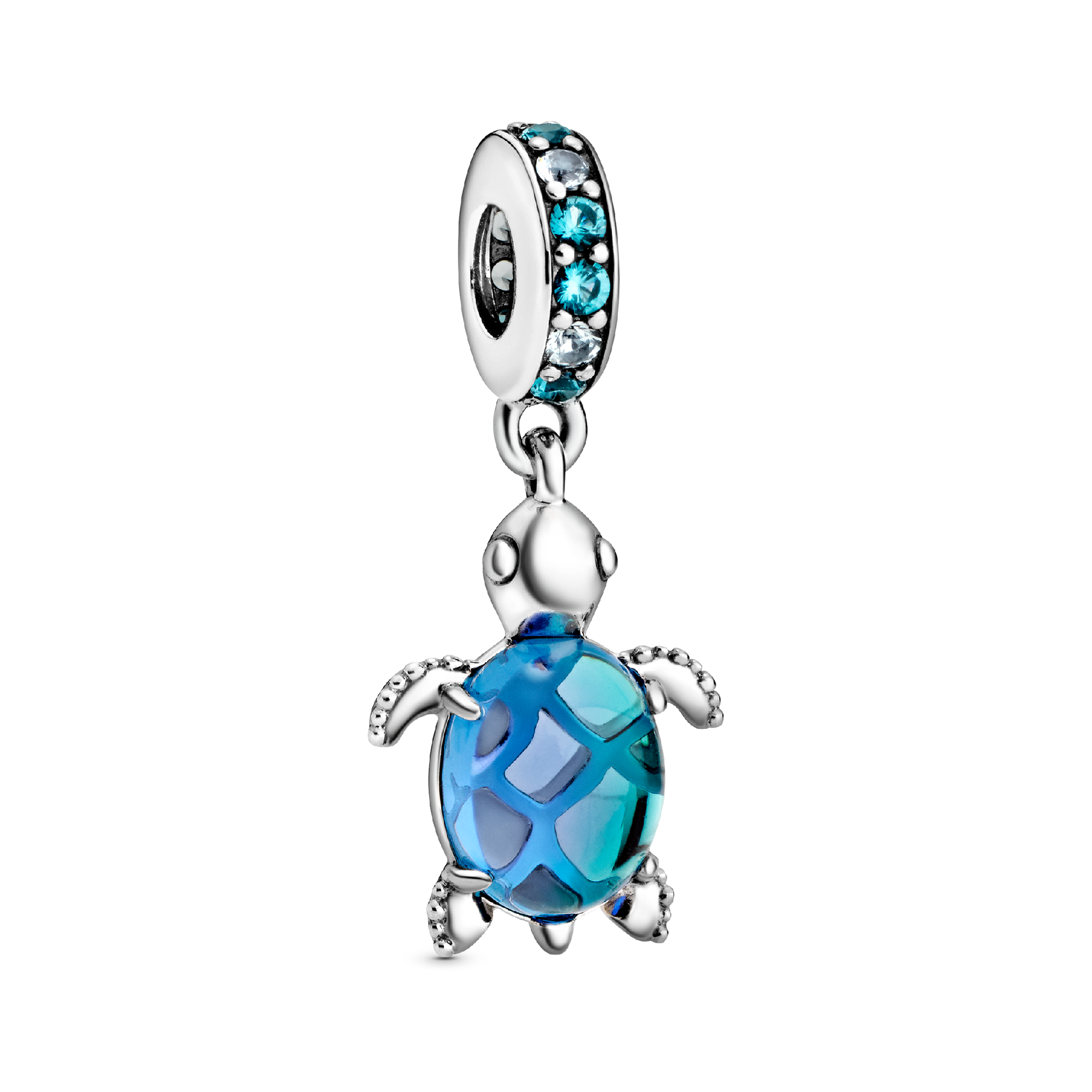 Murano Glass Sea Turtle Dangle Charm