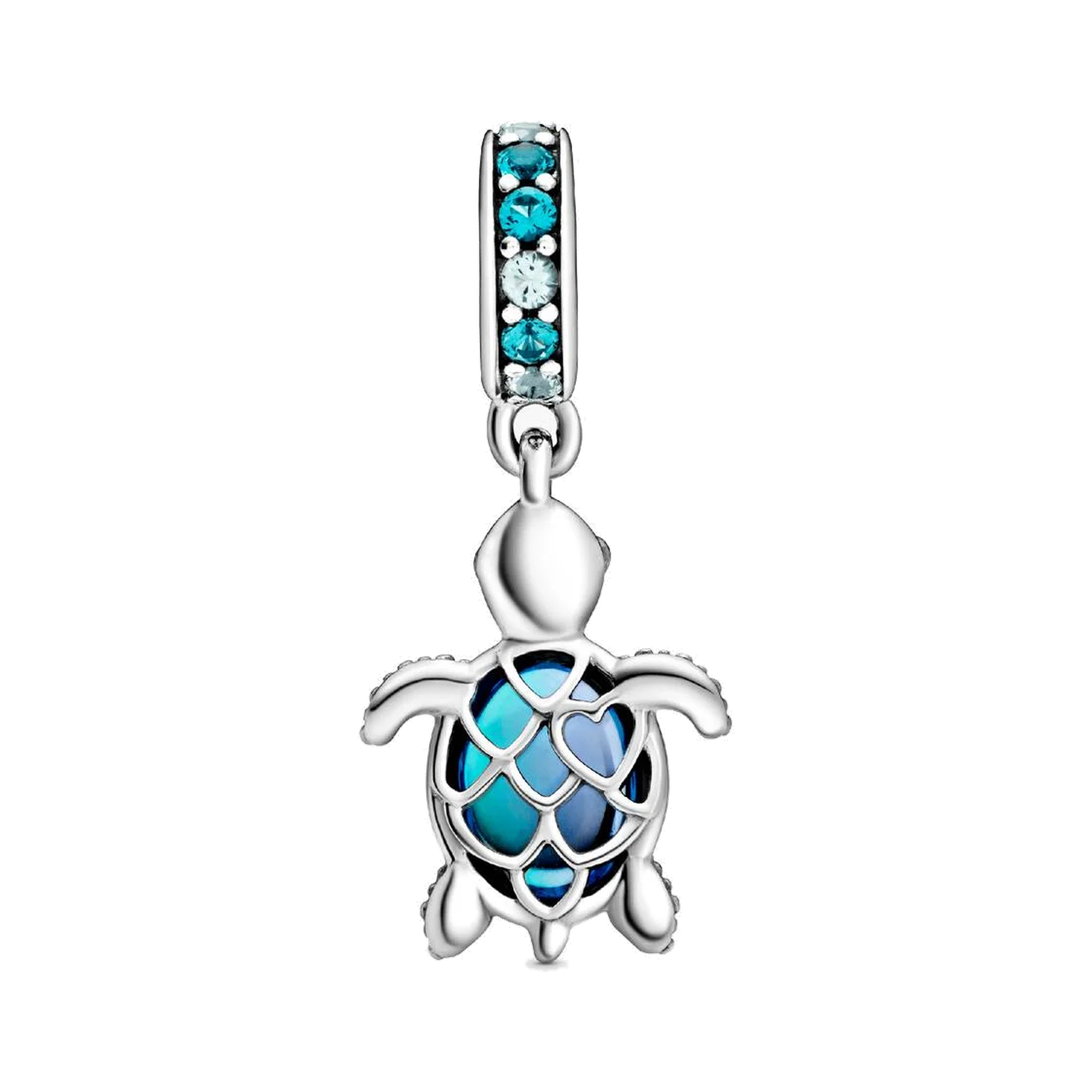 Murano Glass Sea Turtle Dangle Charm