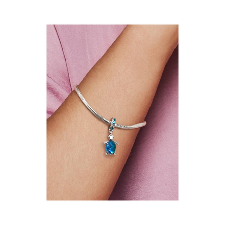 Murano Glass Sea Turtle Dangle Charm