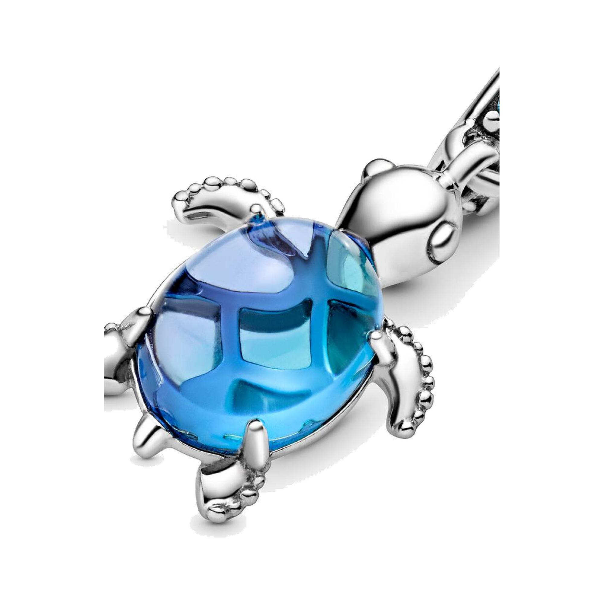 Murano Glass Sea Turtle Dangle Charm