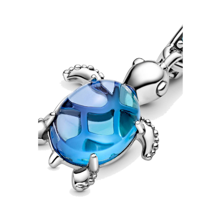 Murano Glass Sea Turtle Dangle Charm