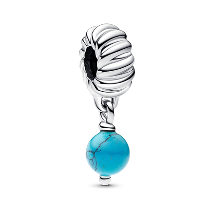 Turquoise-colored Dangle Charm