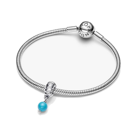Turquoise-colored Dangle Charm