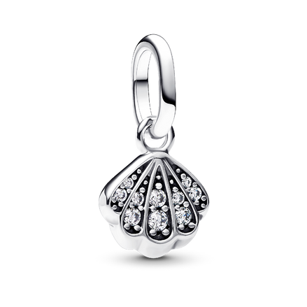 Sparkling Shell Mini Dangle Charm