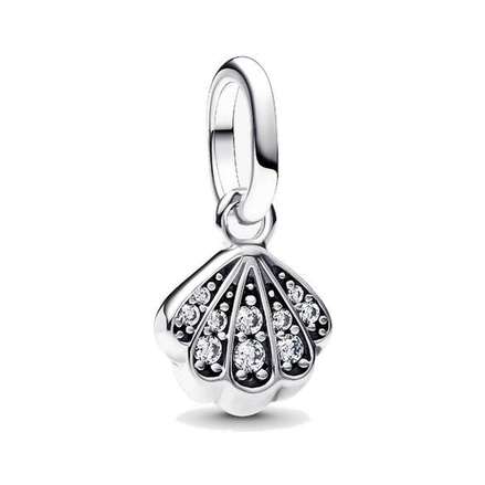 Sparkling Shell Mini Dangle Charm