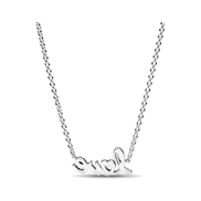 Sparkling Handwritten Love Collier Necklace