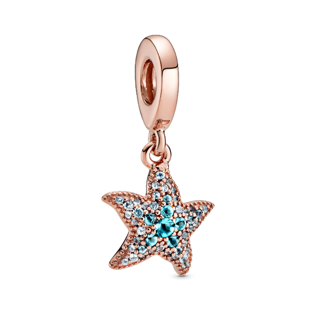 Sparkling Starfish Dangle Charm