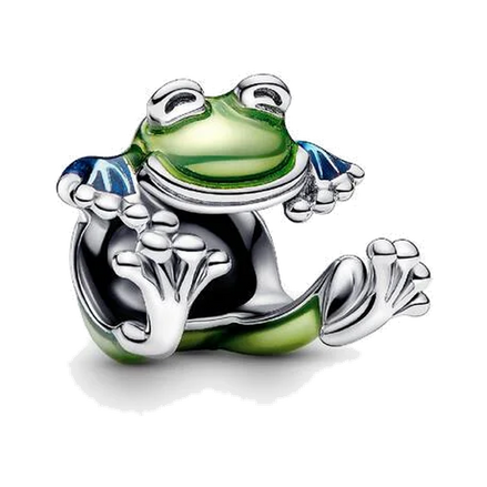 Climbing Frog Charm