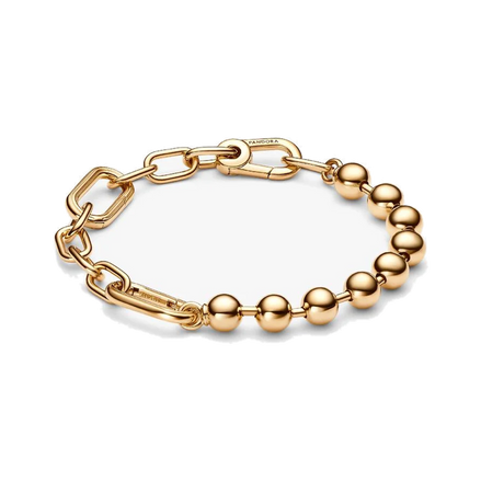 Pandora ME Metal Bead & Link Chain Bracelet