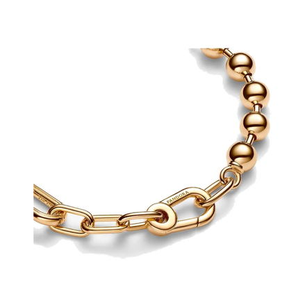 Pandora ME Metal Bead & Link Chain Bracelet