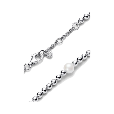 Treated Freshwater Cultured Pearl & Beads Bracelet