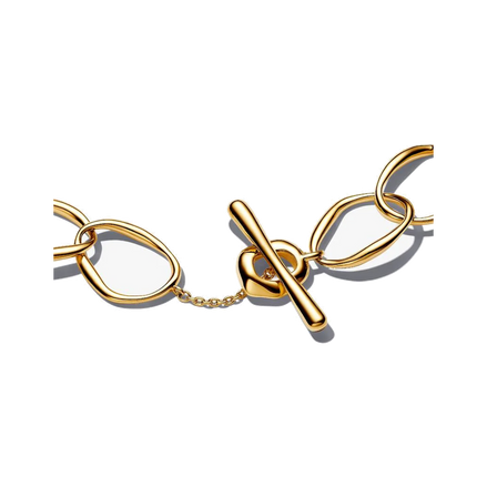 Organically Shaped Link Bracelet