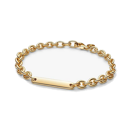 Engravable Bar Link Bracelet