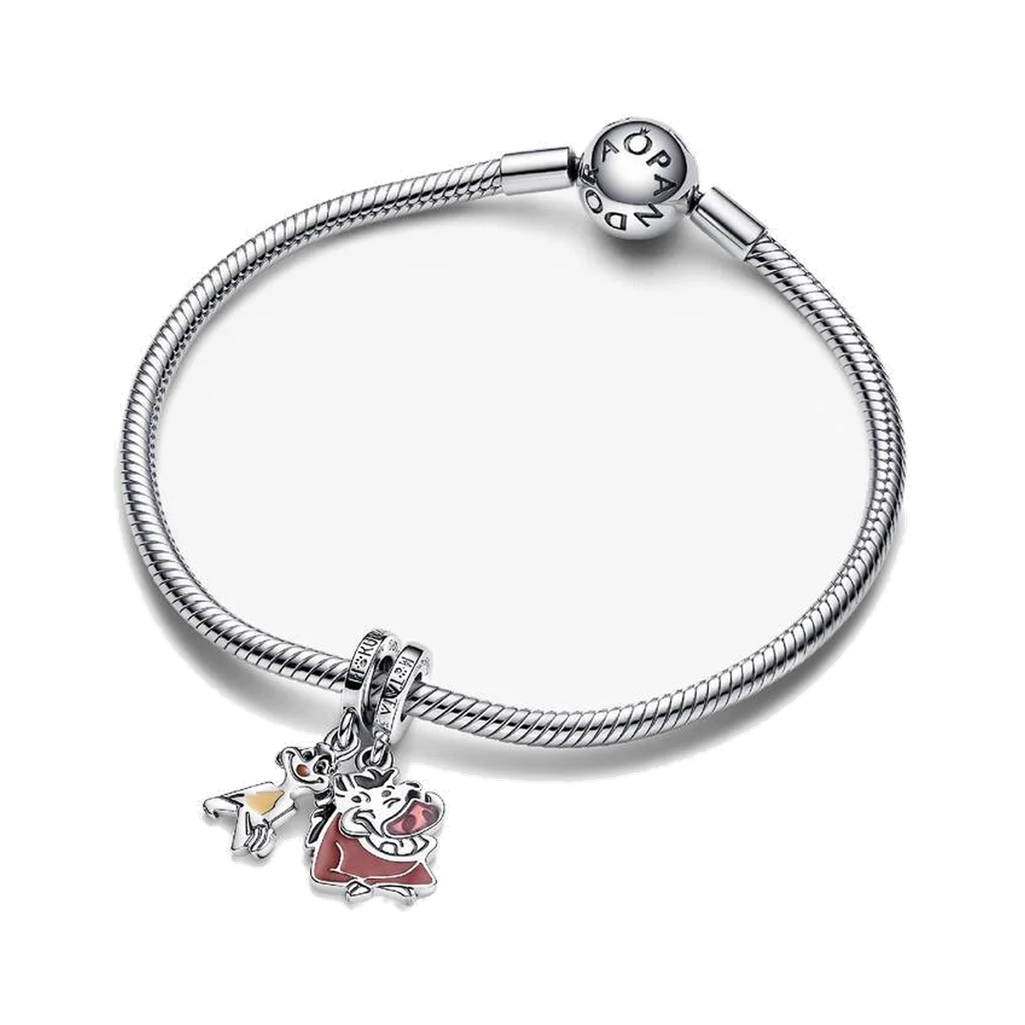 Disney The Lion King Timon & Pumbaa Splittable Dangle Charm