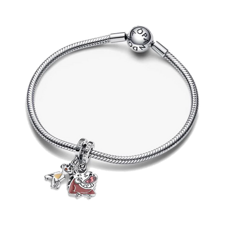 Disney The Lion King Timon & Pumbaa Splittable Dangle Charm