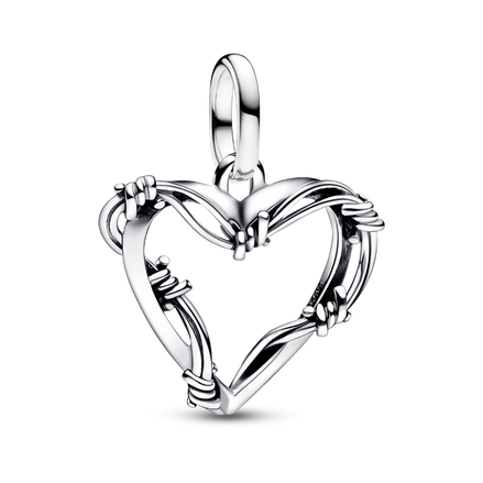 Wire Heart Medallion Charm